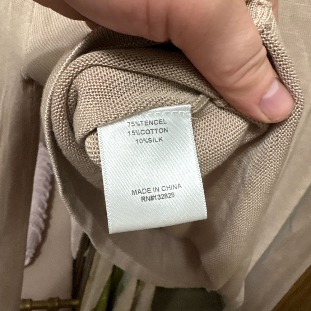 NBD Taupe Ribbed Long Sleeve Top - Picture 8 of 8